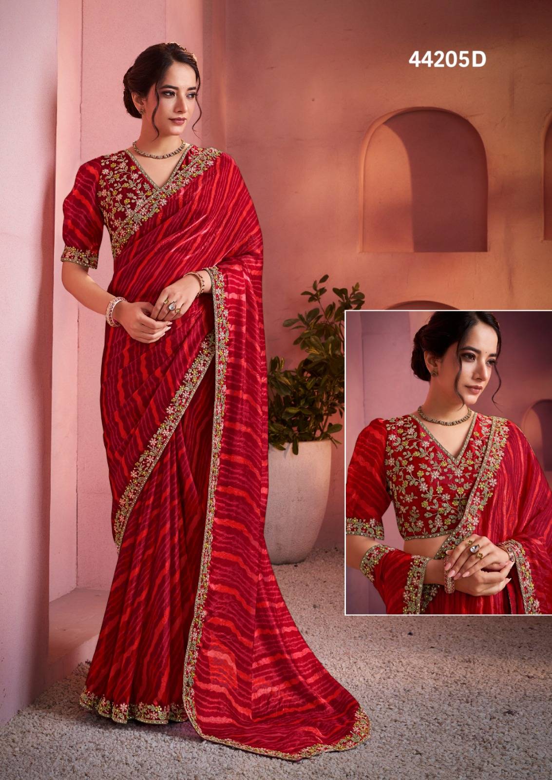 NORITA 44200 LEHR by MAHOTSAV 44205 to 44213 series Indian Traditional Wear Silk sarees At Wholesale Price